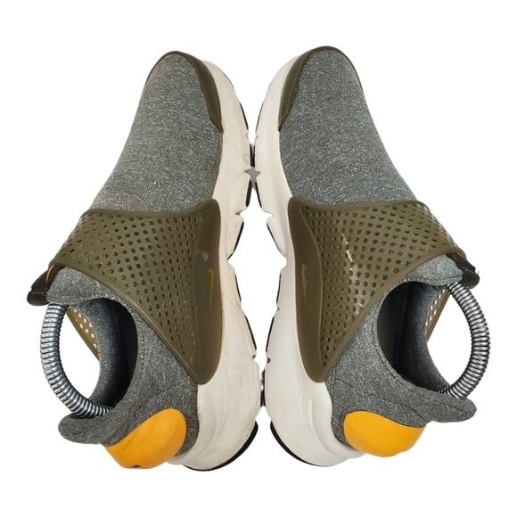NIKE Sock Dart SE Gray Running Shoes Slip On - Picture 6 of 12